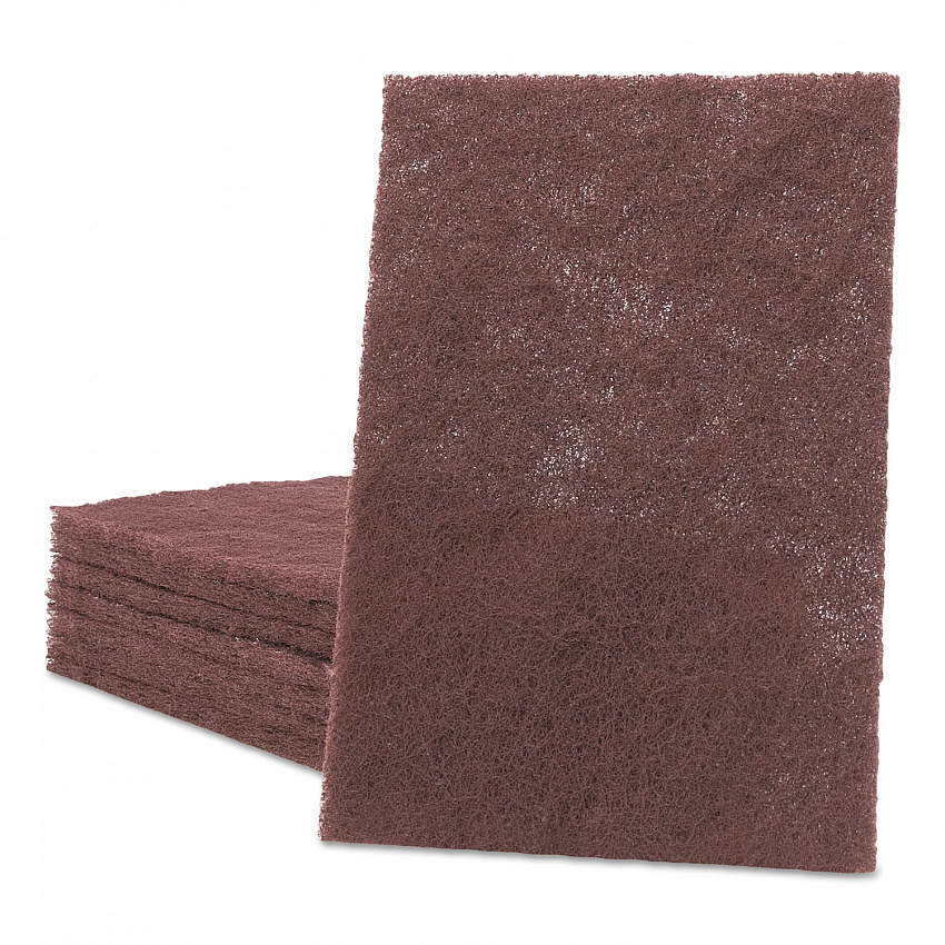 General Purpose Hand Pad, 6 x 9, Maroon, 20/Box, 3 Boxes/Carton (04029)