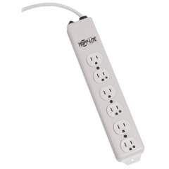 Tripp Lite Medical-Grade Power Strip Not for Patient-Care Vicinity, 6 Outlets, 6 ft Cord (PS606HG)