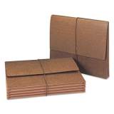 Smead Classic Expanding Wallets, 3.5" Expansion, 1 Section, Letter Size, Redrope, 10/Box (71453BX)