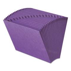 Smead Heavy-Duty Indexed Expanding Open Top Color Files, 21 Sections, 1/21-Cut Tab, Letter Size, Purple (70721)