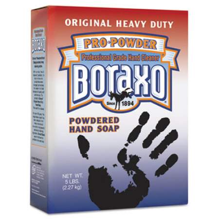 Boraxo Original Powdered Hand Soap, Unscented Powder, 5 lb Box (02203EA)