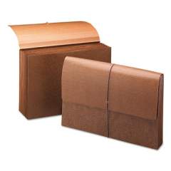 Smead Classic Expanding Partition Wallets, 5.25" Expansion, 6 Sections, Legal Size, Redrope (72375)