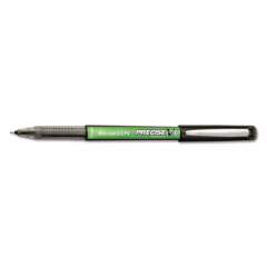 Pilot Precise V5 BeGreen Roller Ball Pen, Stick, Extra-Fine 0.5 mm, Black Ink, Black Barrel, Dozen (26300)