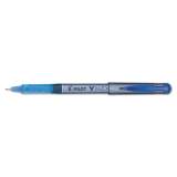 Pilot V Razor Point Liquid Ink Porous Point Pen, Stick, Extra-Fine 0.5 mm, Blue Ink, Gray Barrel, Dozen (11021)