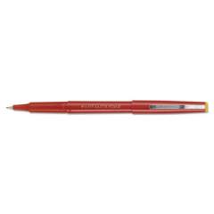 Pilot Razor Point Fine Line Porous Point Pen, Stick, Extra-Fine 0.3 mm, Red Ink, Red Barrel, Dozen (11007)