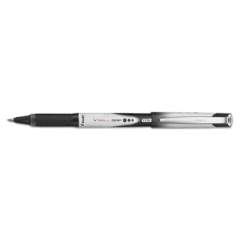 Pilot VBall Grip Liquid Ink Roller Ball Pen, Stick, Extra-Fine 0.5 mm, Black Ink, Black/White Barrel, Dozen (35470)