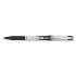 Pilot VBall Grip Liquid Ink Roller Ball Pen, Stick, Extra-Fine 0.5 mm, Black Ink, Black/White Barrel, Dozen (35470)