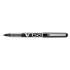 Pilot VBall Liquid Ink Roller Ball Pen, Stick, Extra-Fine 0.5 mm, Black Ink, Black Barrel, Dozen (35200)