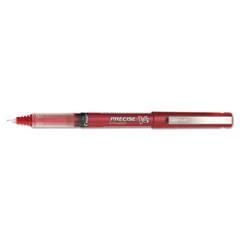 Pilot Precise V5 Roller Ball Pen, Stick, Extra-Fine 0.5 mm, Red Ink, Red Barrel, Dozen (35336)
