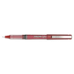 Pilot Precise V7 Roller Ball Pen, Stick, Fine 0.7 mm, Red Ink, Red Barrel, Dozen (35352)