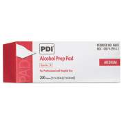 Sani Professional PDI Alcohol Prep Pads, White, 200/Box (B60307)