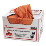 Chix Pro-Quat Fresh Guy Food Service Towels, Heavy Duty, 12 1/2 x 17, Red, 150/Carton (0078)