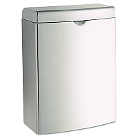 Contura Receptacle, 1 gal, Stainless Steel (270)