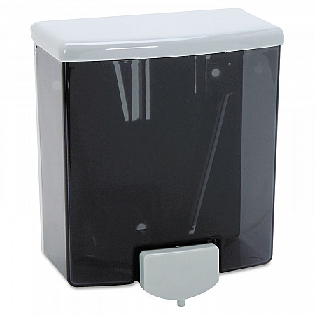 Surface-Mounted Liquid Soap Dispenser, 40 oz, 5.81 x 3.31 x 6.88, Black/Gray (40)