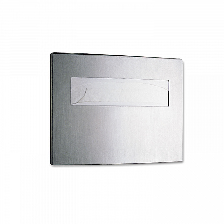 Stainless Steel Toilet Seat Cover Dispenser, ConturaSeries, 15.75 x 2.25 x 11.25, Satin Finish (4221)
