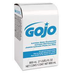 GOJO Lotion Skin Cleanser Refill, Liquid, Floral, 800 mL Bag, 12/Carton (911212CT)