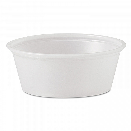 Polystyrene Portion Cups, 1.5 oz, Plastic, Translucent, 2,500/Carton (P150N)