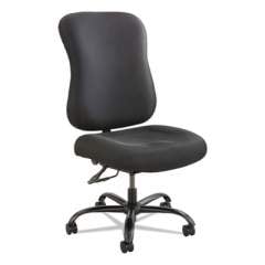 Safco Optimus High Back Big and Tall Chair, Fabric, Supports Up to 400 lb, 19" to 22" Seat Height, Black (3590BL)