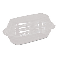 Comet Dessertware Containers/Lids, Banana Split, 4 x 8 x 3.12, Clear, Plastic, 500/Carton (BB9104)