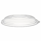 PresentaBowls Clear Dome Lids, 7.3" Diameter x 1.1" h, Clear, Plastic, 63 Lids/Bag, 4 Bags/Carton (C64BDL)