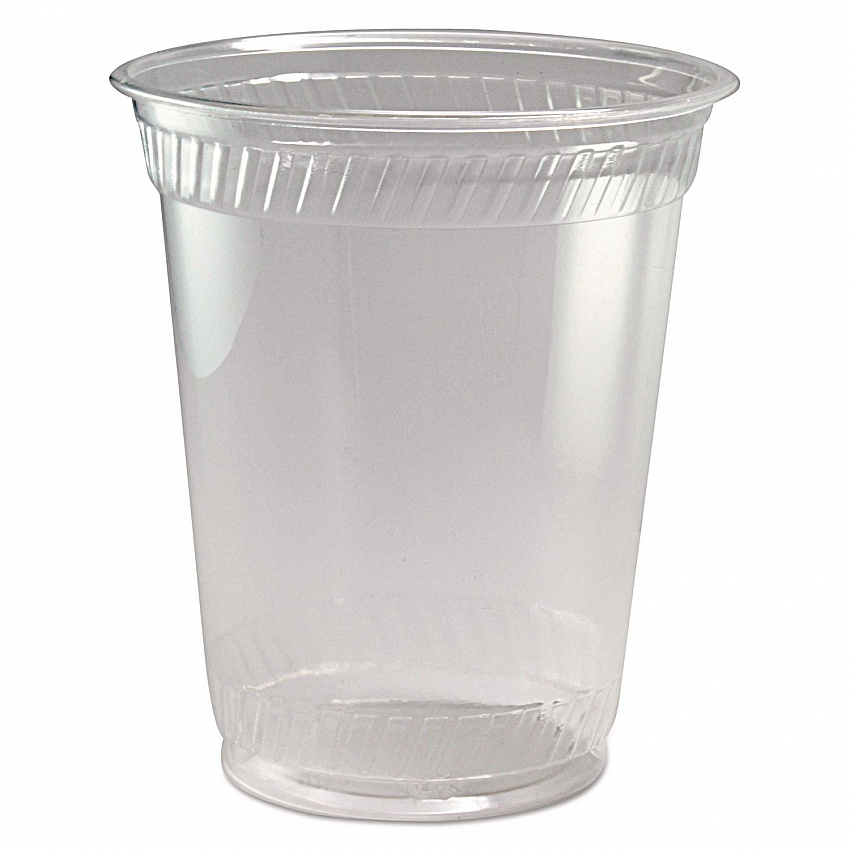 Greenware Cold Drink Cups, Squat, 12 oz to 14 oz, Sugarcane, Clear, 1,000/Carton (GC12S)
