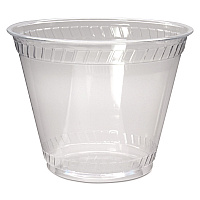 Greenware Cold Drink Cups, Old-Fashioned Cup, 9 oz, Sugarcane, Clear, 50/Sleeve, 20 Sleeves/Carton (GC9OF)