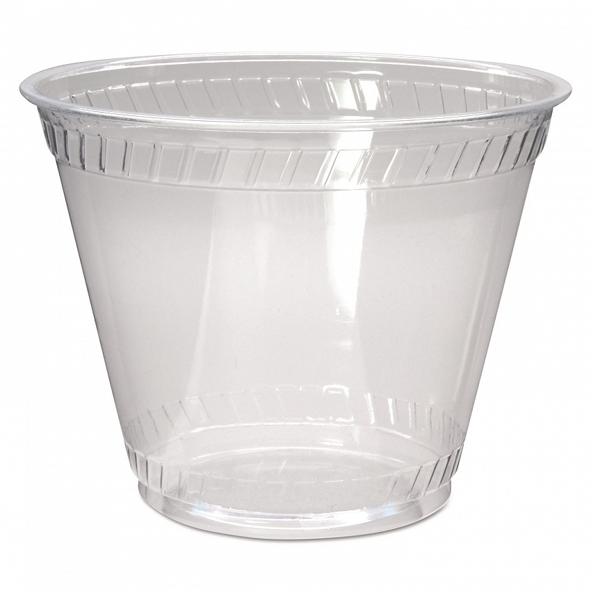 Greenware Cold Drink Cups, Old-Fashioned Cup, 9 oz, Sugarcane, Clear, 50/Sleeve, 20 Sleeves/Carton (GC9OF)