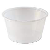 Fabri-Kal Portion Cups, 2 oz, Clear, 250 Sleeves, 10 Sleeves/Carton (PC200)