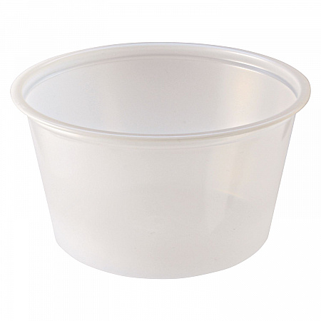 Portion Cups, 2 oz, Plastic, Clear, 250/Sleeve, 10 Sleeves/Carton (PC200)