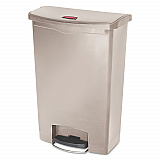 Streamline Resin Step-On Container, Front Step Style, 24 gal, Polyethylene, Beige (1883552)