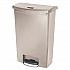 Streamline Resin Step-On Container, Front Step Style, 24 gal, Polyethylene, Beige (1883552)