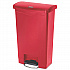 Streamline Resin Step-On Container, Front Step Style, 13 gal, Polyethylene, Red (1883566)