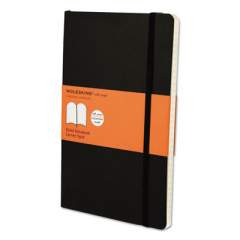 Moleskine Classic Softcover Notebook, 1 Subject, Narrow Rule, Black Cover, 8.25 x 5, 192 Sheets (MSL14)