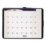 Quartet Tack and Write Monthly Calendar Board, 23 x 17, White Surface, Black Frame (CT2317)