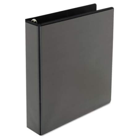 Universal Deluxe Easy-to-Open Round-Ring View Binder, 3 Rings, 1.5" Capacity, 11 x 8.5, Black (30759)