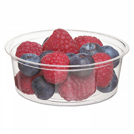 Renewable and Compostable Portion Cups, 2 oz, Plastic, Clear, 100/Pack, 20 Packs/Carton (EPPC200)