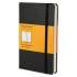 Moleskine Hard Cover Notebook, 1 Subject, Narrow Rule, Black Cover, 5.5 x 3.5, 192 Sheets (MM710)