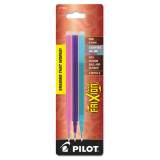Refill for Pilot FriXion Erasable, FriXion Ball, FriXion Clicker and FriXion LX Gel Ink Pens, Fine Tip, Assorted Ink, 3/Pack (77336)