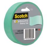 Scotch Expressions Masking Tape, 3" Core, 0.94" x 20 yds, Mint Green (3437MNT)
