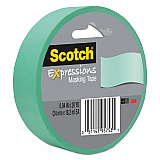 Expressions Masking Tape, 3" Core, 0.94" x 20 yds, Mint Green (3437MNT)