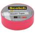 Scotch Expressions Washi Tape, 1.25" Core, 0.59" x 32.75 ft, Neon Pink (C314PNK)