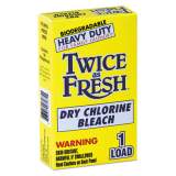 Twice as Fresh Heavy Duty Coin-Vend Powdered Chlorine Bleach, 1 load, 100/Carton (2979646)