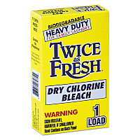 Heavy Duty Coin-Vend Powdered Chlorine Bleach, 1 load, 100/Carton (2979646)
