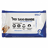 PDI Sani-Hands Instant Hand Sanitizing Wipes, 1-Ply, 5.5 x 8.4, White, 20/Pack, 48 Packs/Carton (P71520)