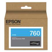 Epson T760220 (760) UltraChrome HD Ink, Cyan