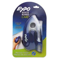 EXPO White Board CARE Dry Erase Precision Eraser with Replaceable Pad, Eight Peel-Off Layers, 7.6" x 3.4" x 3.6" (8473KF)