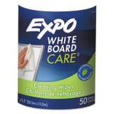 EXPO Dry-Erase Board-Cleaning Wet Wipes, 6 x 9, 50/Container (81850)