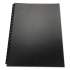 GBC 100% Recycled Poly Binding Cover, 11 x 8 1/2, Black, 25/Pack (25818)