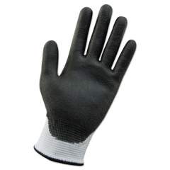 KleenGuard G60 Ansi Level 2 Cut-Resistant Glove, White/blk, 240mm Length, Large/sz 9, 12 Pr (38691)