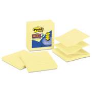 Post-it Pop-up Notes Super Sticky Pop-up Notes Refill, Lined, 4 x 4, Canary Yellow, 90-Sheet, 5/Pack (R440YWSS)